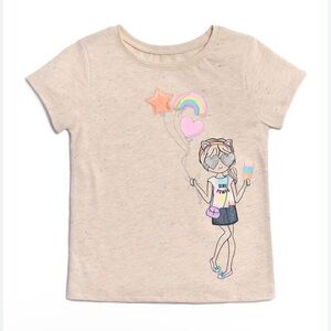 GARANIMALS Toddler Girls "I Know My Colors" Graphic Short Sleeve Tee